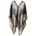 Plus Size Floral Print Blouse, Casual Batwing Sleeve Button Blouse For Spring, Women's Plus Size&nbsp;Clothing