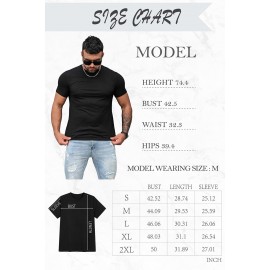 Black OLD MAN Letter Print Muscle Fit Short Sleeve Men's T Shirt